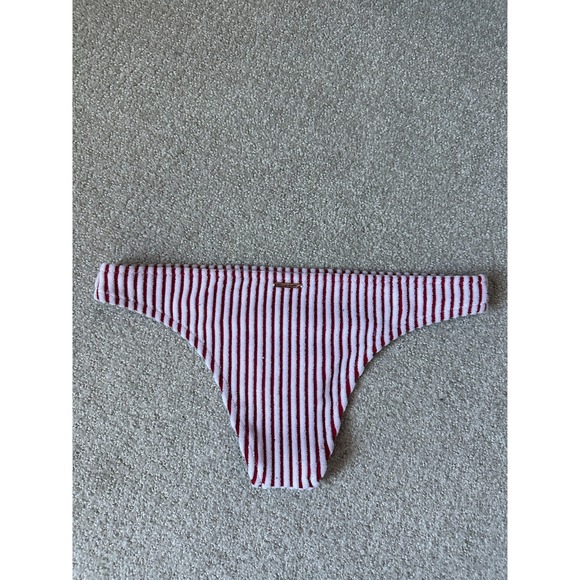 Spiritual Gangster Sundara Red‎ White Bikini Bottom Medium - Picture 4 of 6